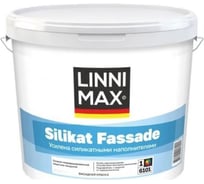 Краска силикатная для наружных работ LINNIMAX Absolute Silikat Fassade / Абсолют Силикат Фасад База 1, 10 л 948105936