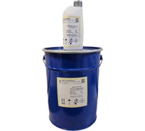 Эмаль Спецэмаль ООО ХС-436 красно-коричневая, в комплекте с отвердителем (25 кг+0,65 кг) вес нетто 25,65 кг 4687205771100