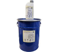 Эмаль Спецэмаль ООО состав ХС-500 красно-коричневый, в комплекте с отвердителем (25 кг + 0,65 кг) вес нетто 25,65 кг 4687205771124