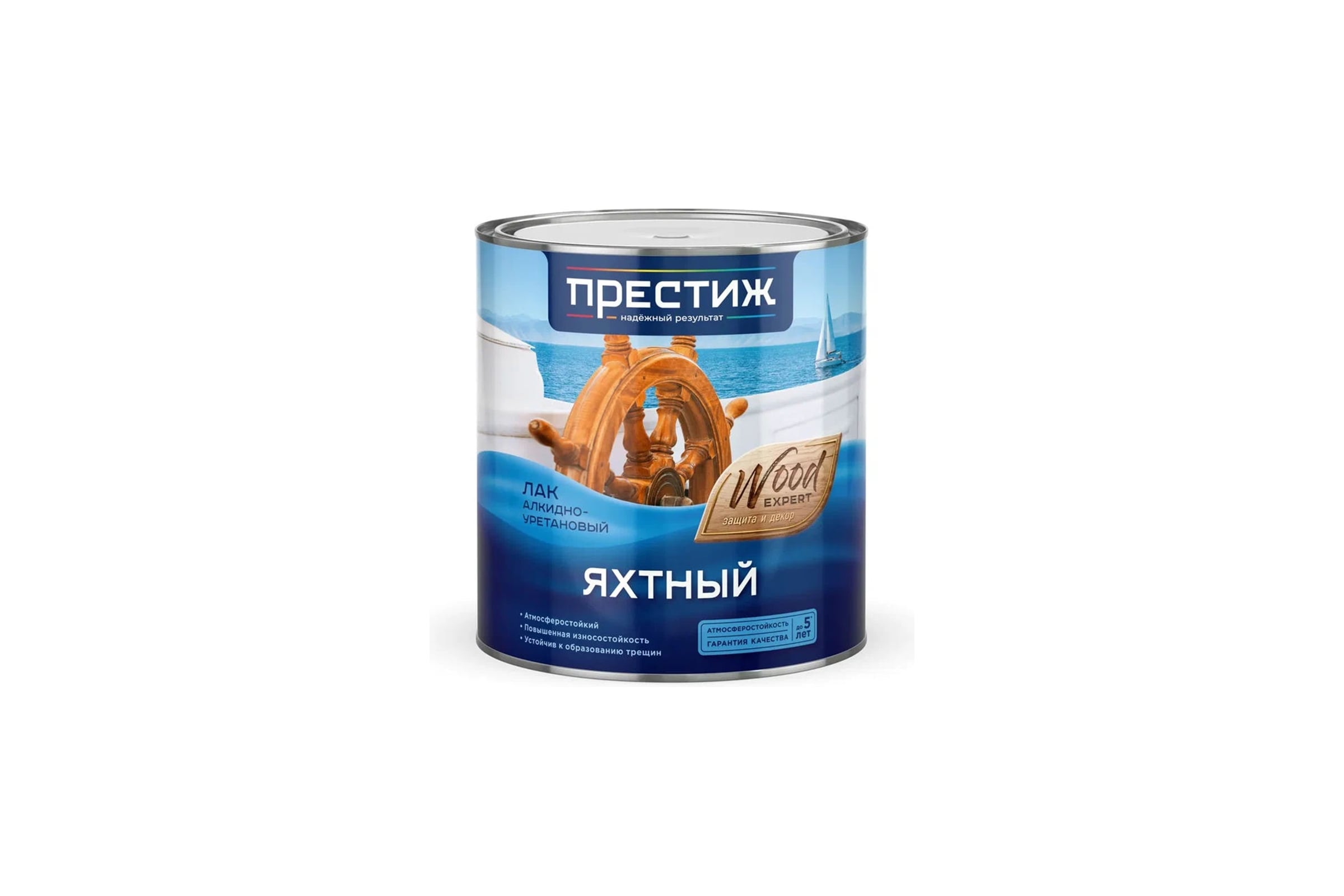 ПРЕСТИЖ ДЕРЕВО ЯХТНЫЙ лак алкидно-уретановый ГЛЯНЦЕВЫЙ 2,5 л.