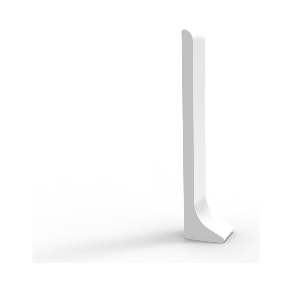 Заглушки для плинтуса ДИАЛ 60 RAL9016 Транспортный белый, глянец ...