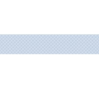 Фартук для кухни на стену ООО Оптион 3000х600х1,5 мм Арабеска голубая 83139