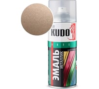 Эмаль металлик универсальная быстросохнущая KUDO SILVER GRAIN FINISH шоколад KU-1058