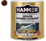 Универсальная эмаль ускоренной сушки HAMMER глянц. шоколадная 2,7 кг ЭК000135048 2
