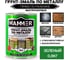 Грунт-эмаль по металлу HAMMER 3в1 б/с зеленая 0,9 кг ЭК000116561 6