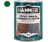 Универсальная грунт-эмаль HAMMER 2в1 б/с, глуб/мат, зеленая 0,9 кг ЭК000135066 2