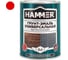 Универсальная грунт-эмаль HAMMER 2в1 б/с, глуб/мат, красная 0,9 кг ЭК000135067 2