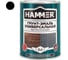 Универсальная грунт-эмаль HAMMER 2в1 б/с, глуб/мат, черная 0,9 кг ЭК000135072 2