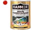 Универсальная эмаль ускоренной сушки HAMMER глянц. красная 0,9 кг ЭК000135036 2