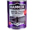 Эмаль-грунт по металлу HAMMER 3в1 АУ п/гл RAL 3005 винно-красный 0,9 кг ЭК000133627 1