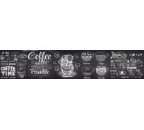 Фартук для кухни на стену ООО Оптион 3000х600х1,5 мм Меню 9746