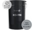 Эмаль Elcon КО-198 атмосферостойкая, до 300 градусов, серая, (RAL 7040), 25 кг 00-00002309 1