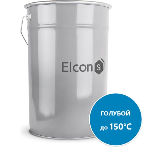 Фасадная эмаль Elcon КО-174 голубая,  (RAL 5015) 25 кг 00-00001685 1