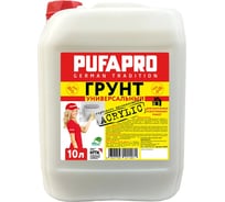 Грунт универсальный для наружных и внутренних работ PUFAPRO 10 л 776007