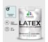 Резиновая краска MALARE для дверей и окон Latex по дереву с антисептическим эффектом, моющаяся без запаха полуглянцевая, туманная лазурь, 2 кг КЛТКСЛТУЛПГ0200 1