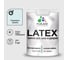 Резиновая краска MALARE для дверей и окон Latex по дереву с антисептическим эффектом, моющаяся без запаха полуглянцевая, туманная лазурь, 1 кг КЛТКСЛТУЛПГ0100 1