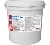 Декоративная штукатурка LITOTHERM Grafica Acryl 2.0 мм 25 кг белая LITOKOL 428390007