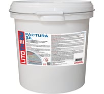 Декоративная штукатурка LITOTHERM Factura Sil 2.0 мм 25 кг белая LITOKOL 428420002