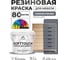 Резиновая краска для мебели MALARE SoftTouch для кухонных фасадов для дерева и МДФ, моющаяся быстросохнущая, полуглянцевая, мокрый асфальт, 2 кг КСФТТЧЛМОАПГ0200 2