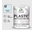 Резиновая краска для пластика MALARE Plastic для ПВХ, для подоконников и откосов, без запаха, полуглянцевая, туманная лазурь, 2 кг КПЛСТЛТУЛПГ0200 1