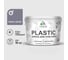 Резиновая краска для пластика MALARE Plastic для ПВХ, для подоконников и откосов, без запаха, полуглянцевая, темно-серый, 10 кг КПЛСТЛТЕСПГ1000 1