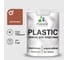 Резиновая краска для пластика Plastic MALARE, для ПВХ, для подоконников и откосов, без запаха, полуглянцевая, кирпичный, 1 кг КПЛСТЛКИРПГ0100 1