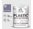 Резиновая краска для пластика MALARE Plastic для ПВХ, для подоконников и откосов, без запаха, полуглянцевая, темно-серый, 1 кг КПЛСТЛТЕСПГ0100 1