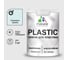 Резиновая краска для пластика MALARE Plastic для ПВХ, для подоконников и откосов, без запаха, полуглянцевая, туманная лазурь, 1 кг КПЛСТЛТУЛПГ0100 1