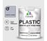 Резиновая краска для пластика MALARE Plastic для ПВХ, для подоконников и откосов, без запаха, полуглянцевая, светло-серый, 1 кг КПЛСТЛСВСПГ0100 1
