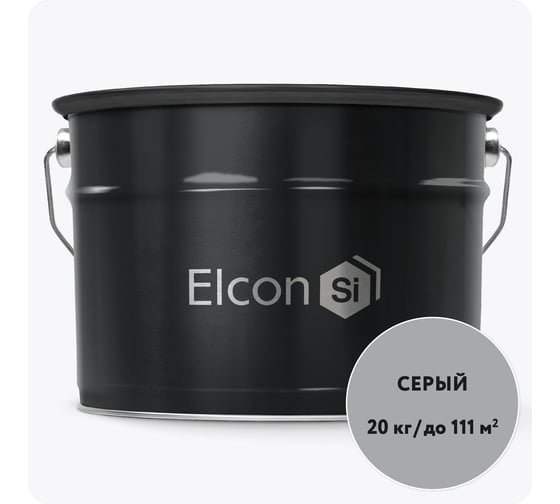 Цинконаполненная грунт-эмаль Elcon Zintech 96 20 кг 00-00004019