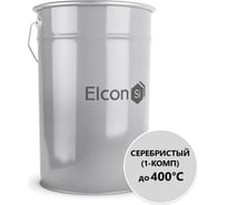 Эмаль Elcon КО-814 серебристо-серая, однокомпонентная, 25 кг 00-00001677