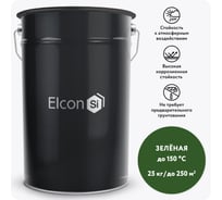 Эмаль Elcon ОС-12-03 зеленая, (RAL 6002), до 150 градусов, 25 кг 00-00002106