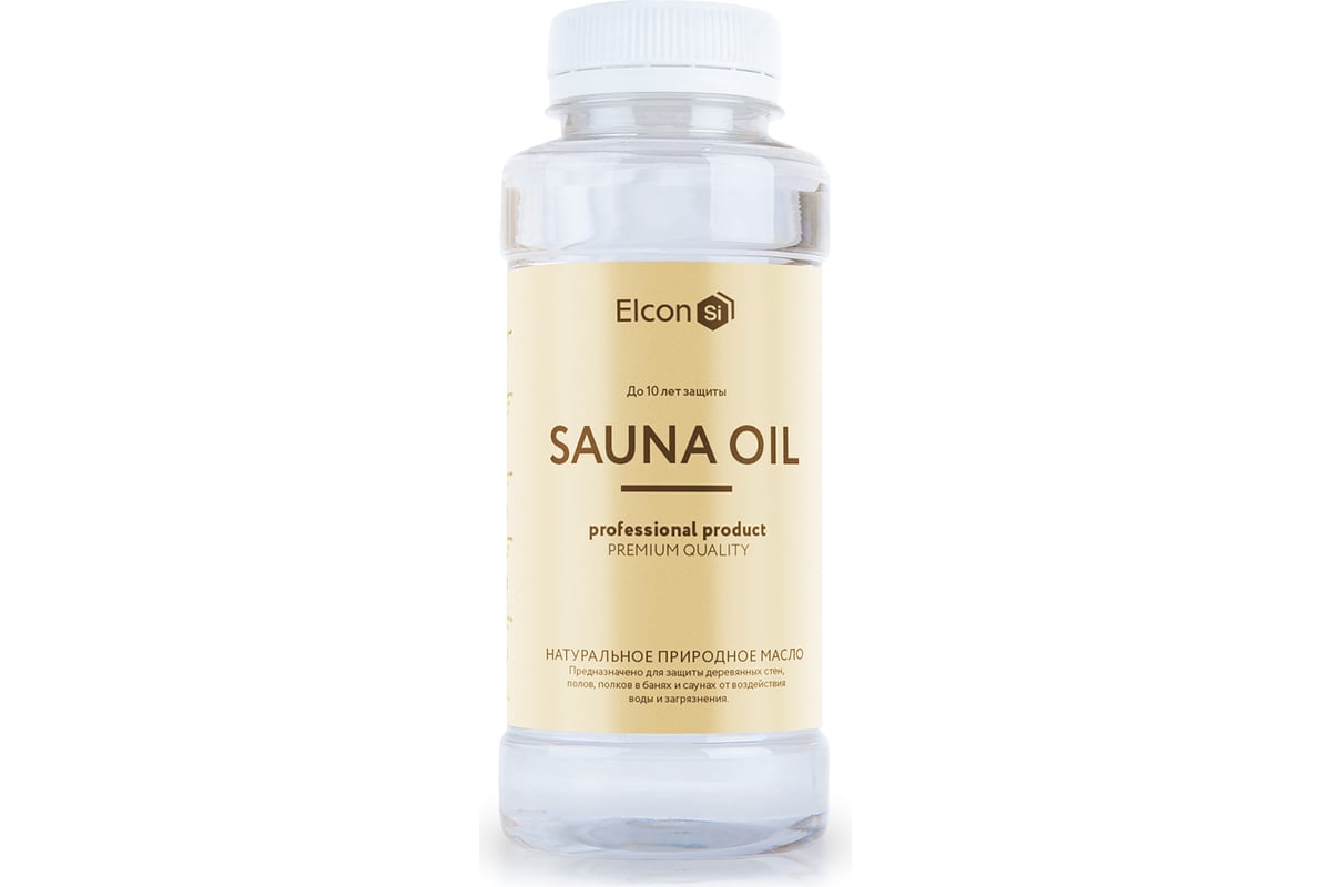 Масло для обработки дерева Elcon Sauna Oil 0,25 л 00-00002954