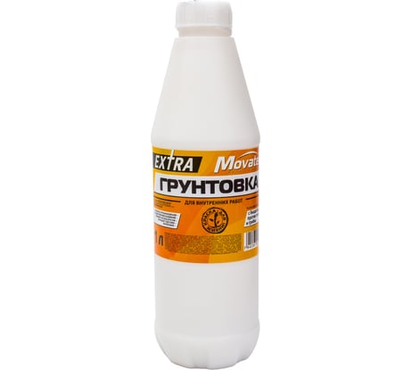 Грунтовка для внутренних работ Movatex EXTRA 1 л Т11875