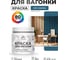 Акриловая краска для вагонки для дерева с антисептическим эффектом без запаха матовая перо павлина MALARE 0,5 кг КВГНКАПЕПМ0050 2