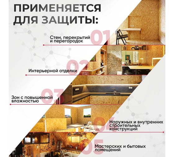 2К эпоксидный лак для ОСБ плит MALARE TITAN (блокирует запах от клея ОСБ) укрепляющий, двухкомпонентный, моющийся, прозрачный, глянцевый, (1.8 кг + 0.5 кг отвердитель) 4660504736087