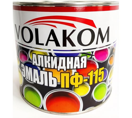 Эмаль Volakom ПФ-115 салатовая (2кг) 658736