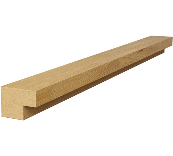 Торцевая рейка Cosca Decor 25x19x1350 мм, МДФ, дуб медный 00-00076274