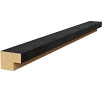 Торцевая рейка Cosca Decor 25x19x1350 мм, МДФ, дуб графит 00-00076272