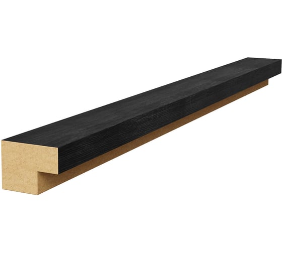 Торцевая рейка Cosca Decor 25x19x1350 мм, МДФ, дуб графит 00-00076272 1