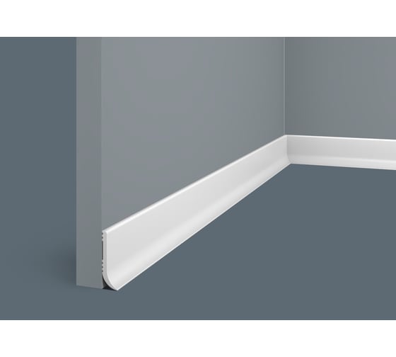 Плинтус Cosca Decor 40x12x2000 мм, экополимер, PL001 00-00081047 1