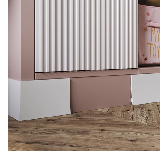 Плинтус Cosca Decor 133x16x2000 мм, экополимер, PX040 00-00072061