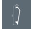 Плинтус Cosca Decor 133x16x2000 мм, экополимер, PX041 00-00072062 2