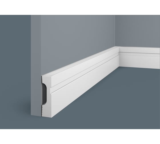 Плинтус Cosca Decor 70x19x2000 мм, экополимер, PX029 00-00070889