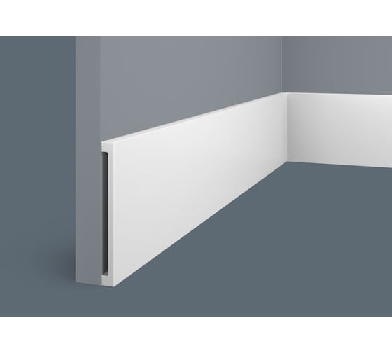 Плинтус Cosca Decor 100x10x2000 мм, экополимер, PX057 00-00077369