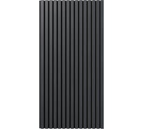Cosca Decor Акустическая панель, черный войлок, 1200x600x21 мм, шпон дуб антрацит темно-серый 00-00078921