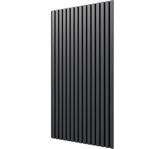 Cosca Decor Акустическая панель, черный войлок, 1200x600x21 мм, шпон дуб антрацит темно-серый 00-00078921
