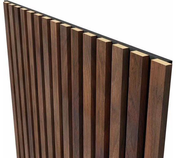 Акустическая панель Cosca Decor черный войлок, 1200x600x19 мм, дуб барон темный 00-00074687