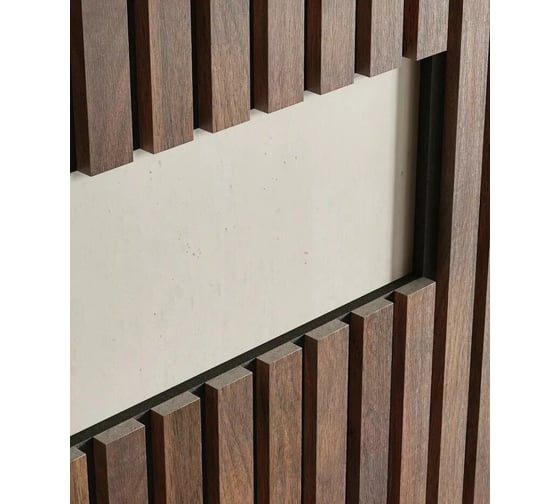 Акустическая панель Cosca Decor черный войлок, 1200x600x19 мм, дуб барон темный 00-00074687