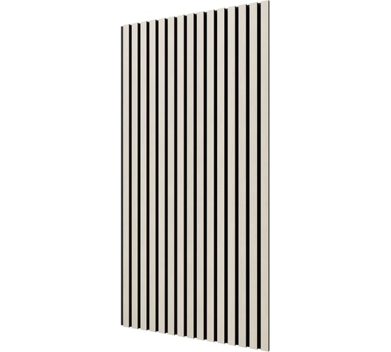 Акустическая панель Cosca Decor черный войлок, 1200x600x21 мм, шпон дуб клэр светлый 00-00078914
